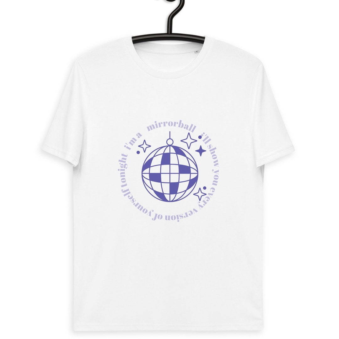 Taylor Swift Mirrorball Tshirt Era Tour Tshirt Midnights Merch Etsy