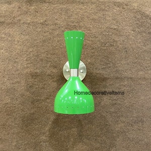 Cone Wall Sconces – Italian Mid Century Wall Light – Modern Brass Sconce – Vintage Style Lighting – Decorative Wall Lamp