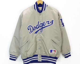 Buy Vintage 90s Felco MLB Los Angeles Dodgers Bomber Varsity Satin