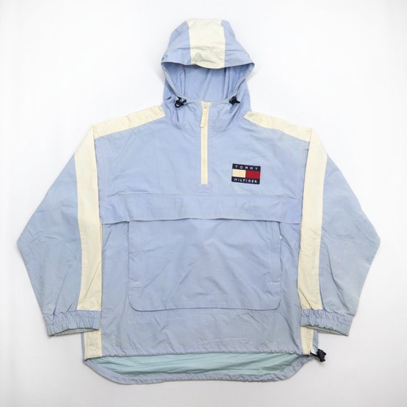 Vintage 90s TOMMY HILFIGER Packable Cagoule Outdoor Windbreaker