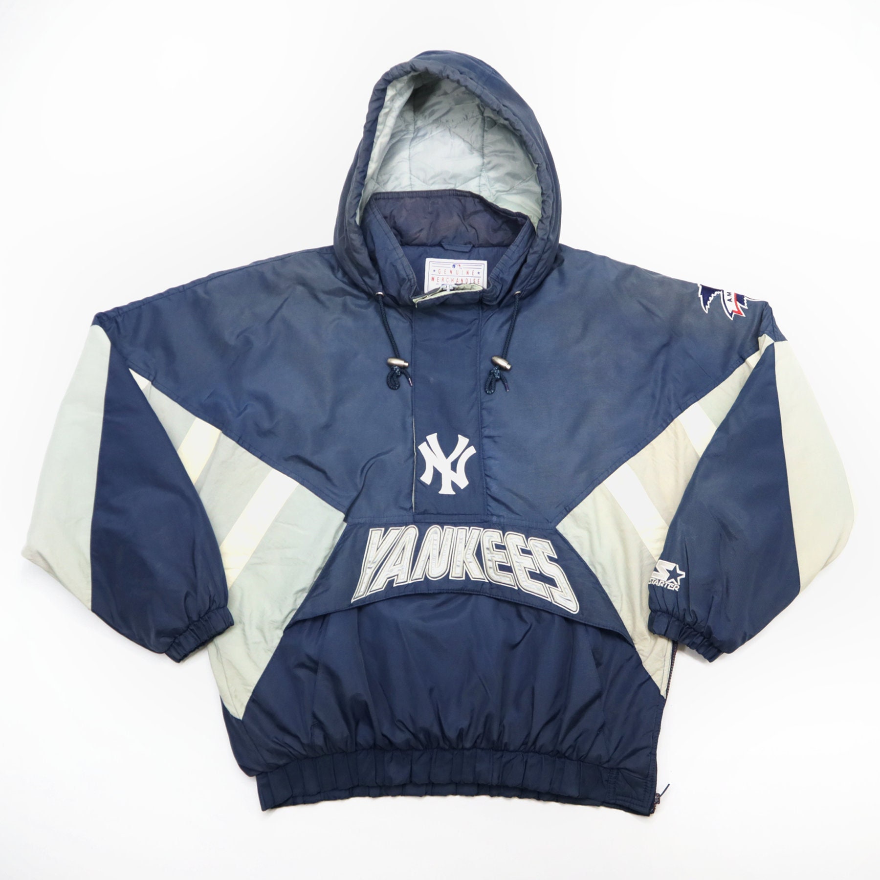 Vintage Starter New York Yankees Vneck Pullover Jacket sz Xl Adults –  KYVintage