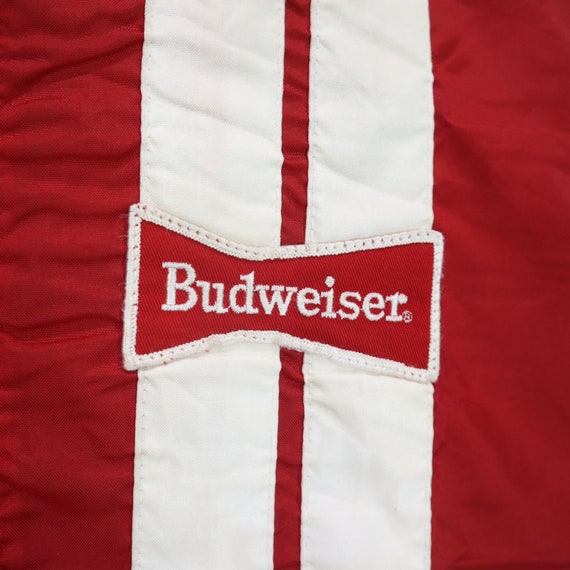 Vintage 60s 70s BUDWEISER Swingster Big Logo Wind… - image 3