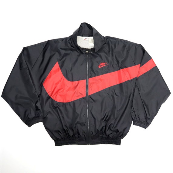Nike big hotsell swoosh track jacket