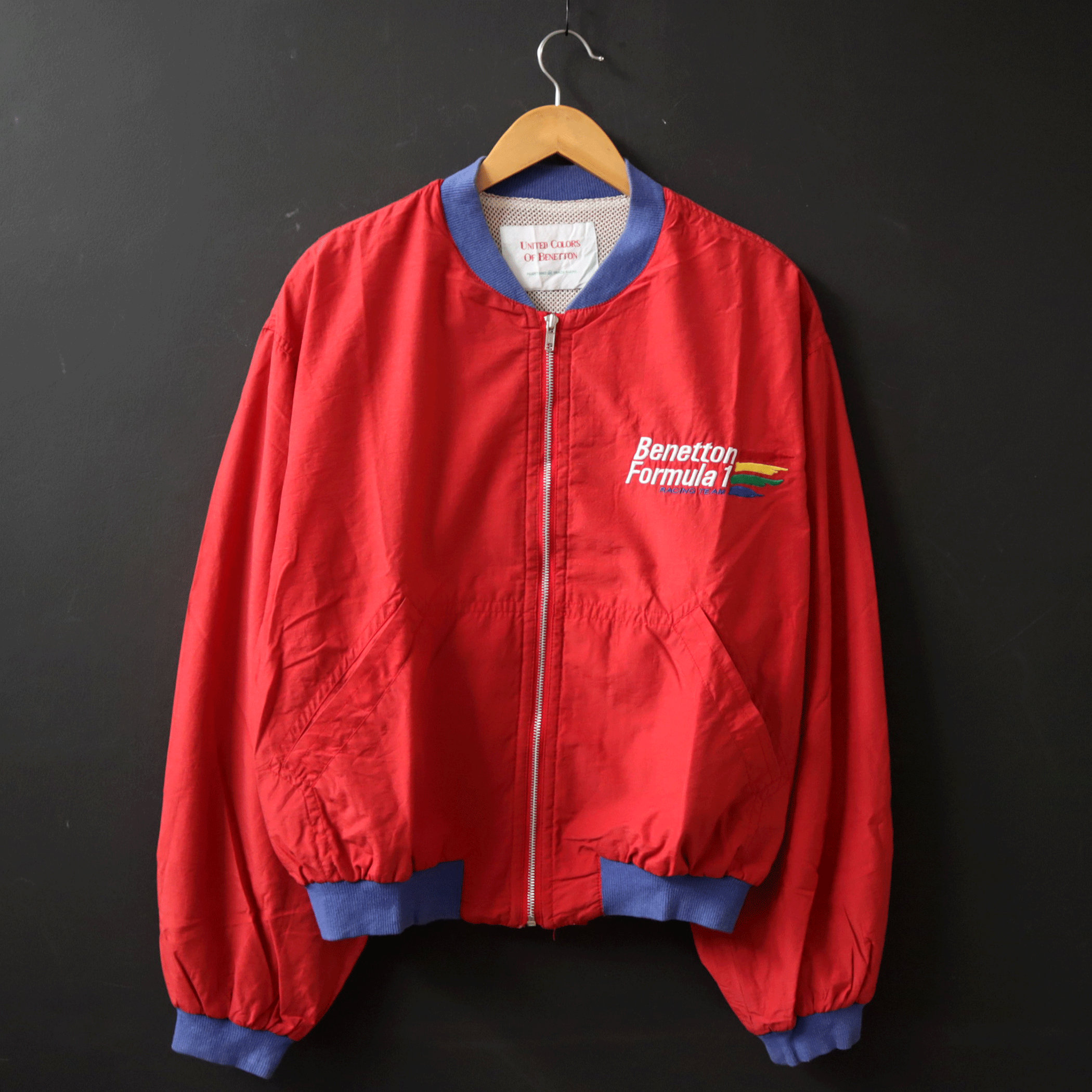 Parka rosso benetton cheap