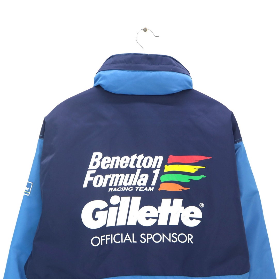 Vintage 90s BENETTON Formula 1 Racing Team Gillette Jacket - Etsy
