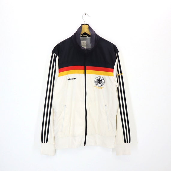 Vintage 80s 90s ADIDAS GERMANY Track Top Football World Cup