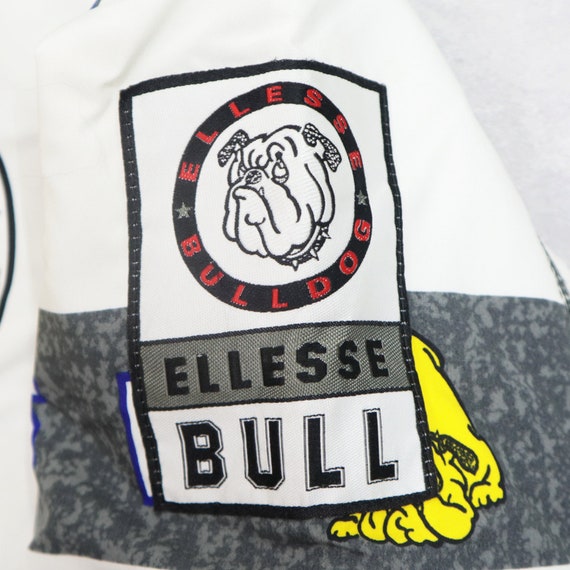Vintage 90s ELLESSE Bulldog By GOLDWIN Full Print… - image 3