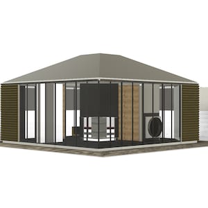 BOUNDEN: democratizar la vivienda con una arquitectura climáticamente positiva y carbono negativa para todos. Montaje de componentes de bricolaje en la casa del rebrote