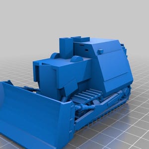 Killdozer STL 3D Print Files | Tread On Them Killdozer Model
