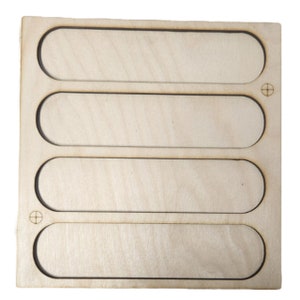Fichier gabarit prêt à imprimer et à découper pour ouvre-bouteille JDS 7 pouces, laser, CNC - fichier de découpe laser SVG