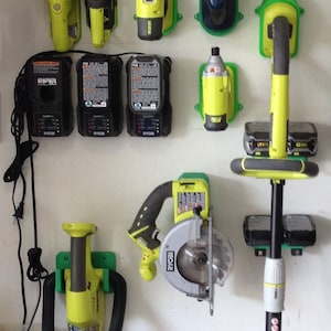 Ryobi Battery and Tool Holders for 18V  and 40V - 3D Print STL