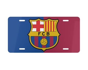 Barcelona FC Vanity Plate for Car Truck SUV or Decoration