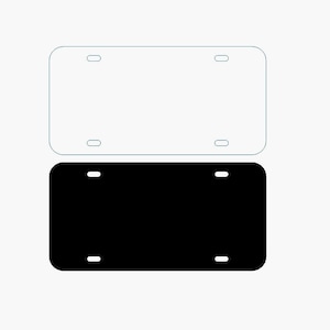 Modelo de placa de carro, padrão - SVG | AI | DXF
