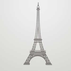 Modelo de la Torre Eiffel con gran detalle - Impresión 3D / STL