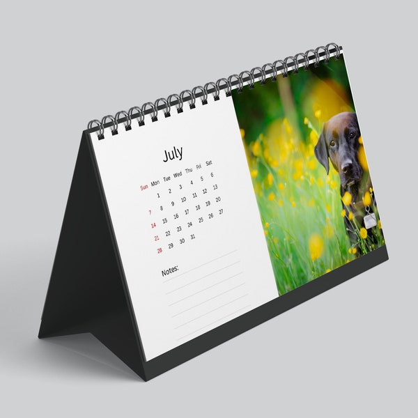 Black Lab Calendars Etsy UK