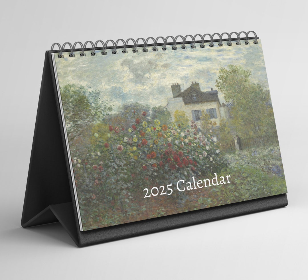 Calendrier Mural 2026 Monet - Format 30x60 Cm, Papier 140 G, Multilingue, Janvier à Décembre 2026