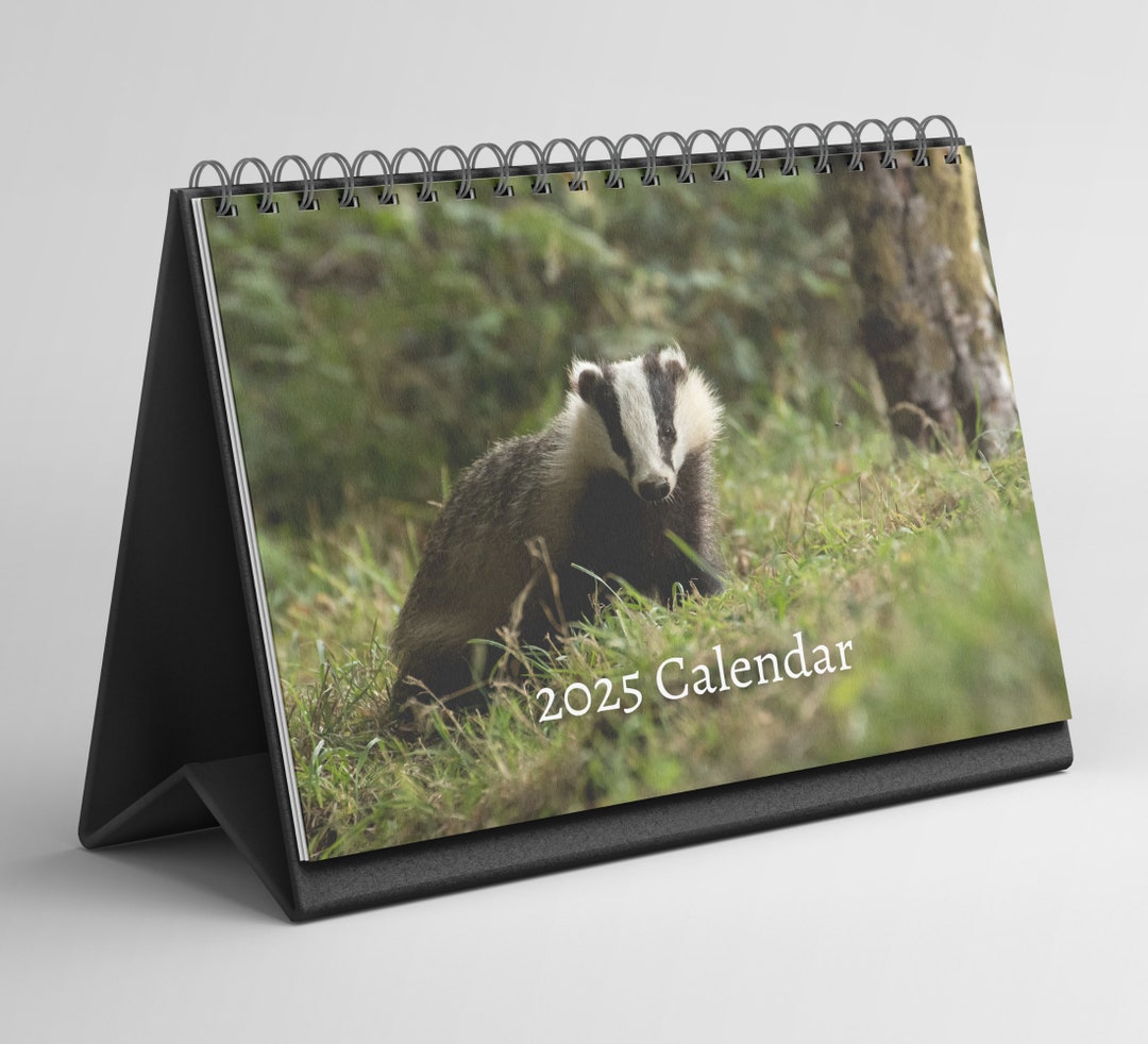 Badger Desk Calendar 20252026 Standing Flip Desktop Calendar With Badger Desk Calendar 20252026 Standing Flip Desktop Calendar With