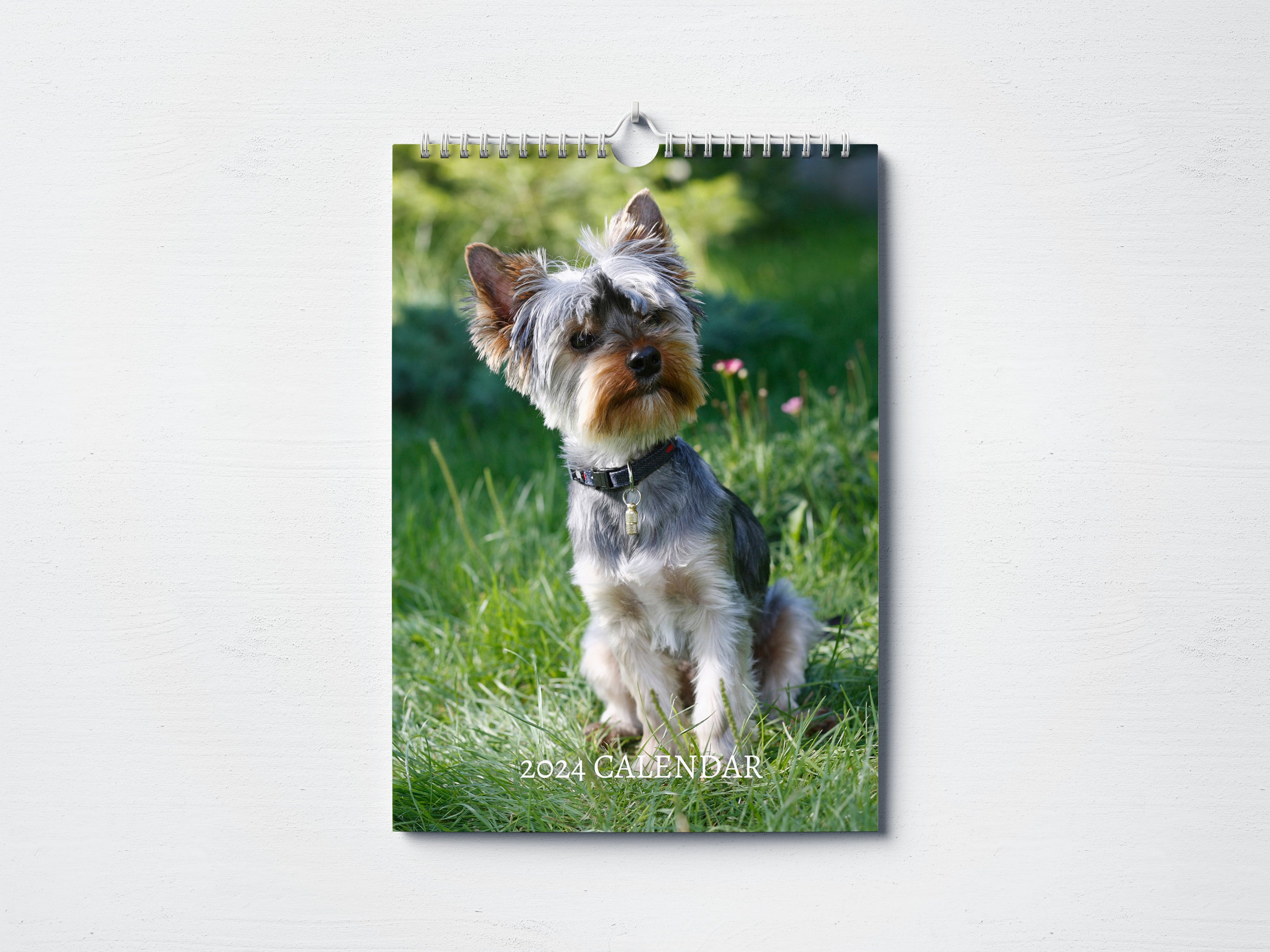 Yorkshire Terrier Calendar 2025 Monthly Wall Calendar A4 Etsy