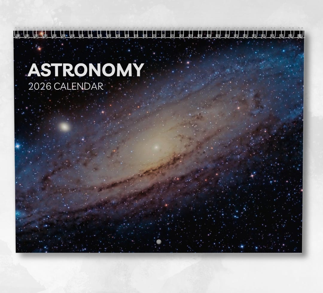 Astronomy Calendar 2026: Monthly Wall Calendar With Notes, Opens