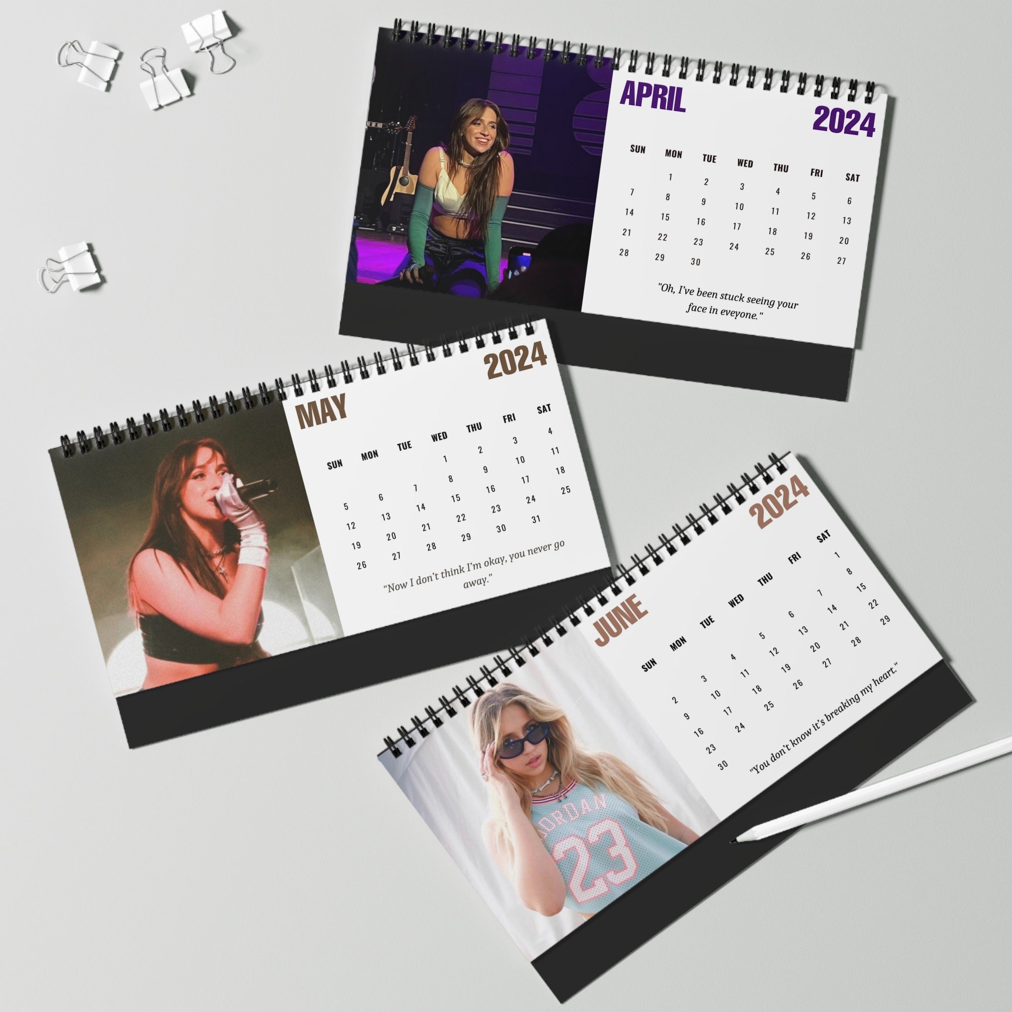 2025 Tate McRae Calendar Tate McRae Merch sold by Blank Dorice SKU