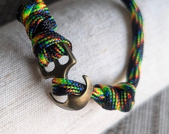 Minimalist anchor bracelet - you choose