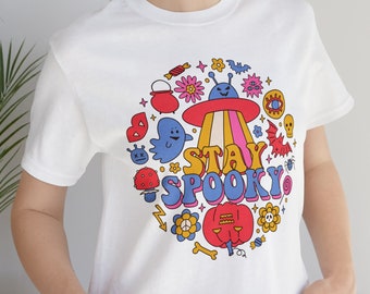 Stay Spooky Tee | Halloween | Cute Halloween T-shirts | Bella Canvas | Trick or Treat | Spooky Season | Trunk or Treat | Hippie Halloween
