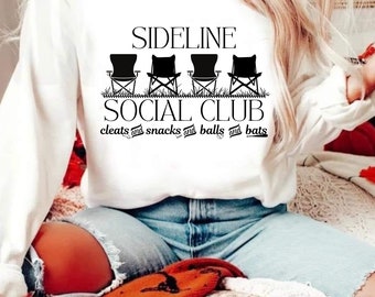 SIDELINE Social Club | Baseball Mom | Softball Mom | Sports Mom | Sports Mom Sweatshirt | Game Day Outfit | Cute Sports Mom Outfits | Sports