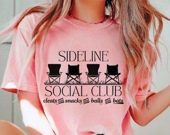 SIDELINE Social Club | Baseball Mom | Softball Mom | Sports Mom | Sports Mom Shirt | Game Day Outfit | Cute Sports Mom Outfits | Sports