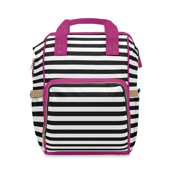 Colorful Striped Women\'s Backpack/Diaper Bag New 0874860e-d164-4434-afdc-  main image 3