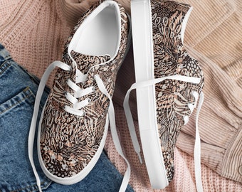 Cheetah Print Canvas Shoes, Shoes for Women, Canvas Saddle Shoes, Trending Shoes for Women, Chic Shoes, Summer Shoes, Cute Canvas Shoe