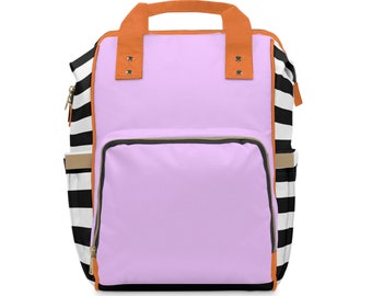 Multicolor Backpack Diaper Bag | Trendy Baby Bag | Best baby Gifts | New Mom Gift | Baby Shower Gifts | New Baby Accessory |