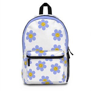 Smiley Flower Backpack, Trending Backpacks, Back to School, Top Seller Backpacks, Cute Backpack for Girls, Women&#39;s Backpacks, Cute Bookbag