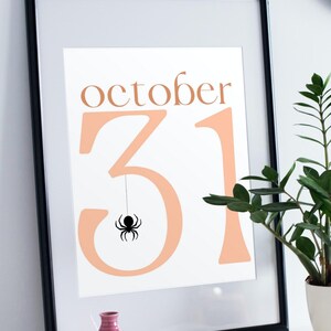 DIGITAL DOWNLOAD Halloween printable - Halloween Art - Cute Halloween Print - Fall Decor - Halloween Party Decoration