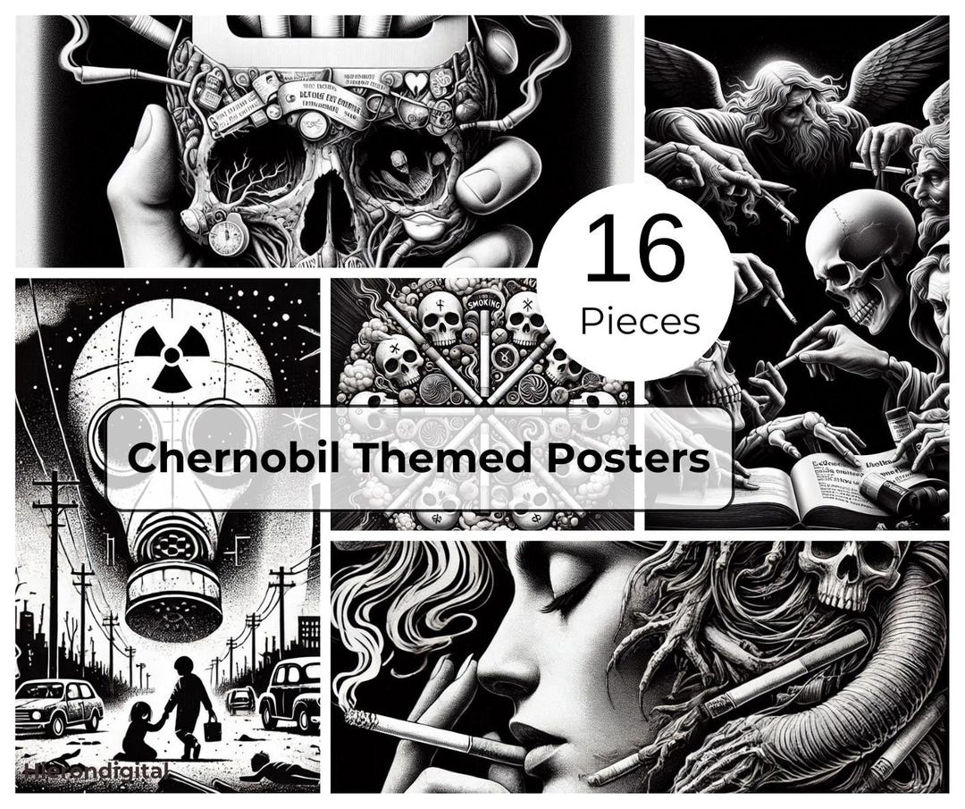 Chernobyl Disaster Poster Set , 16 Printable Wall Art Designs - Etsy