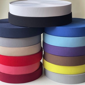 4 Inch 100mm Wide Patterned Colored Elastic Band by the Yard