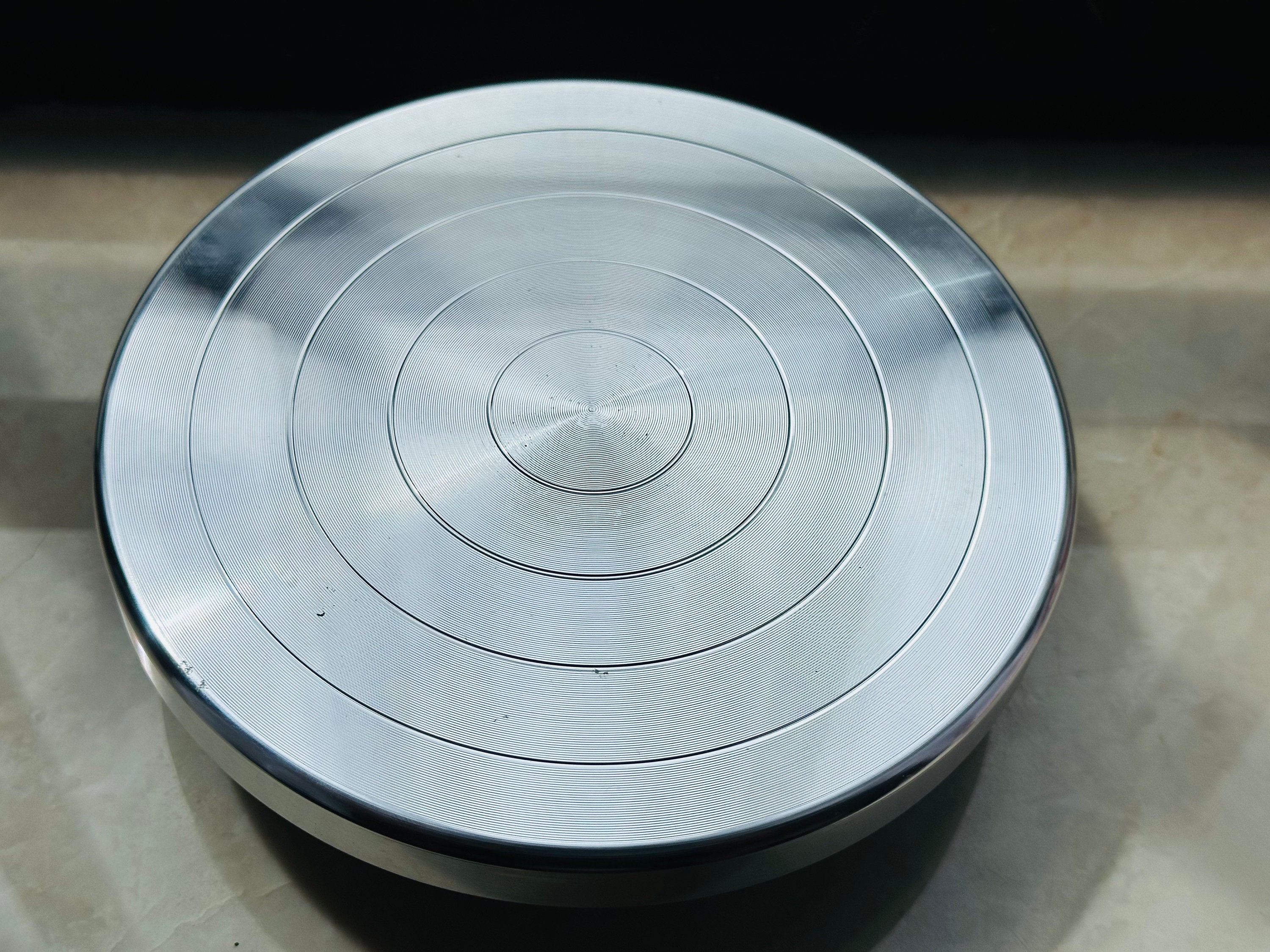 Metal Pottery Turntable Wheel 180mm Diameter Clay Sculpture Swivel