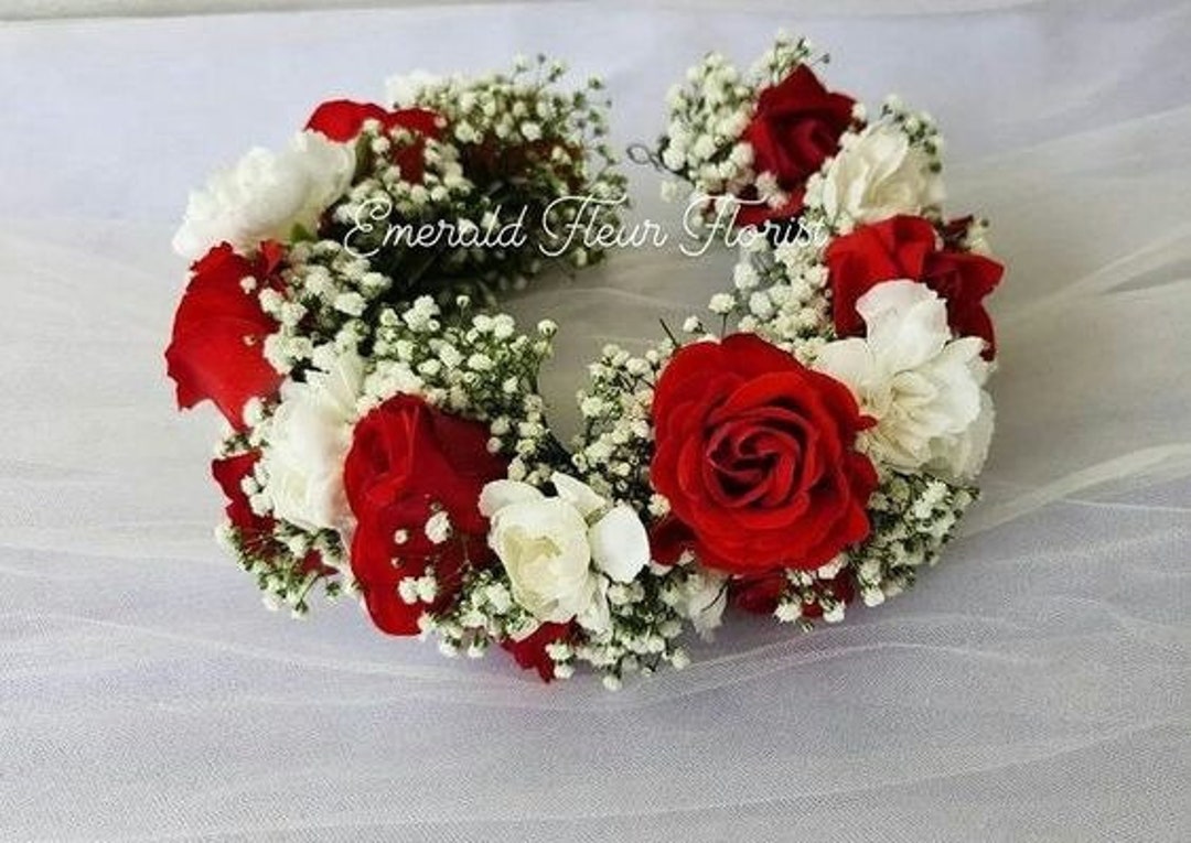 Beautiful Hand Made Artificial Flower Hair Accessories for Etsy