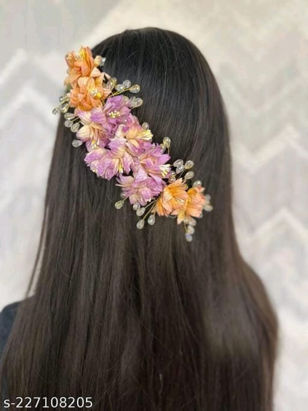 Beautiful Hand Made Artificial Flower Hair Accessories, for Women