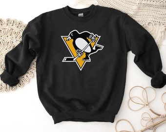 Pittsburgh Penguins Sweatshirt Retro Penguins Sweater 90's Style NHL Crewneck Sweatshirt, Pittsburgh Penguins Tie Dye Sweatshirt,