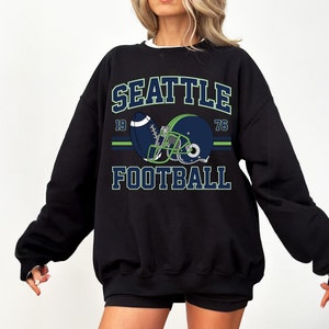 Vintage Seattle Football Sweatshirt: Seahawks Fan Gift