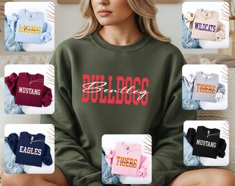 Custom College Mascot Sweatshirt: Personalized Team Spirit Hoodie