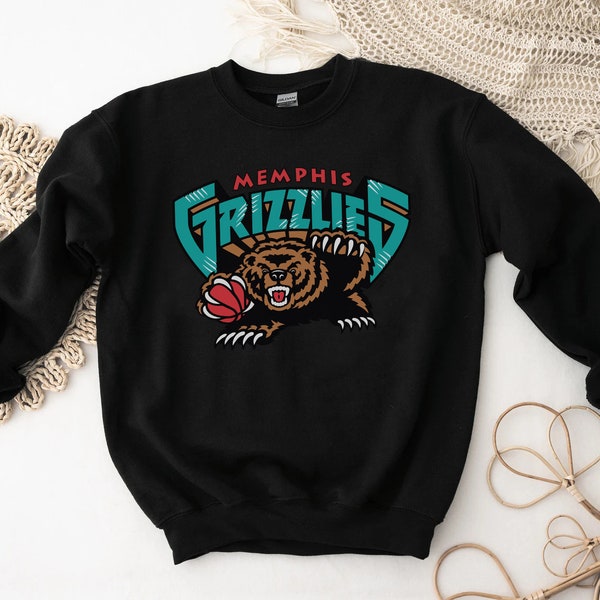 Sweatshirt for basketball fan, Old School Grizzlies Sweatshirt