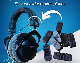 Beyerdynamic Slider Cover Replacement Repair Kit Broken DT 790 / 797 / Dt 770 Pro Ht /Dt 880 PRO Ht/ Dt 990 PRO / Hs 200 / Hs 400 / Mmx300