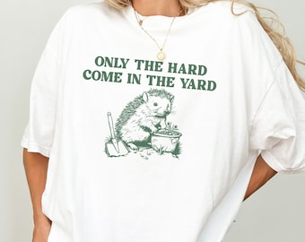 Nur die Harten Kommen in den Garten T-Shirt Unisex,Witzig Deutscher Spruch Shirt,Gartenarbeit T-Shirt,Lustig Meme Gärtner Geschenk Retro