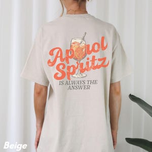 Retro Aperol Spritz T-Shirt Unisex, Aperol is always the answer shirt, funny bartender shirt, Aperol statement t-shirt, Jga group shirt Aperoli