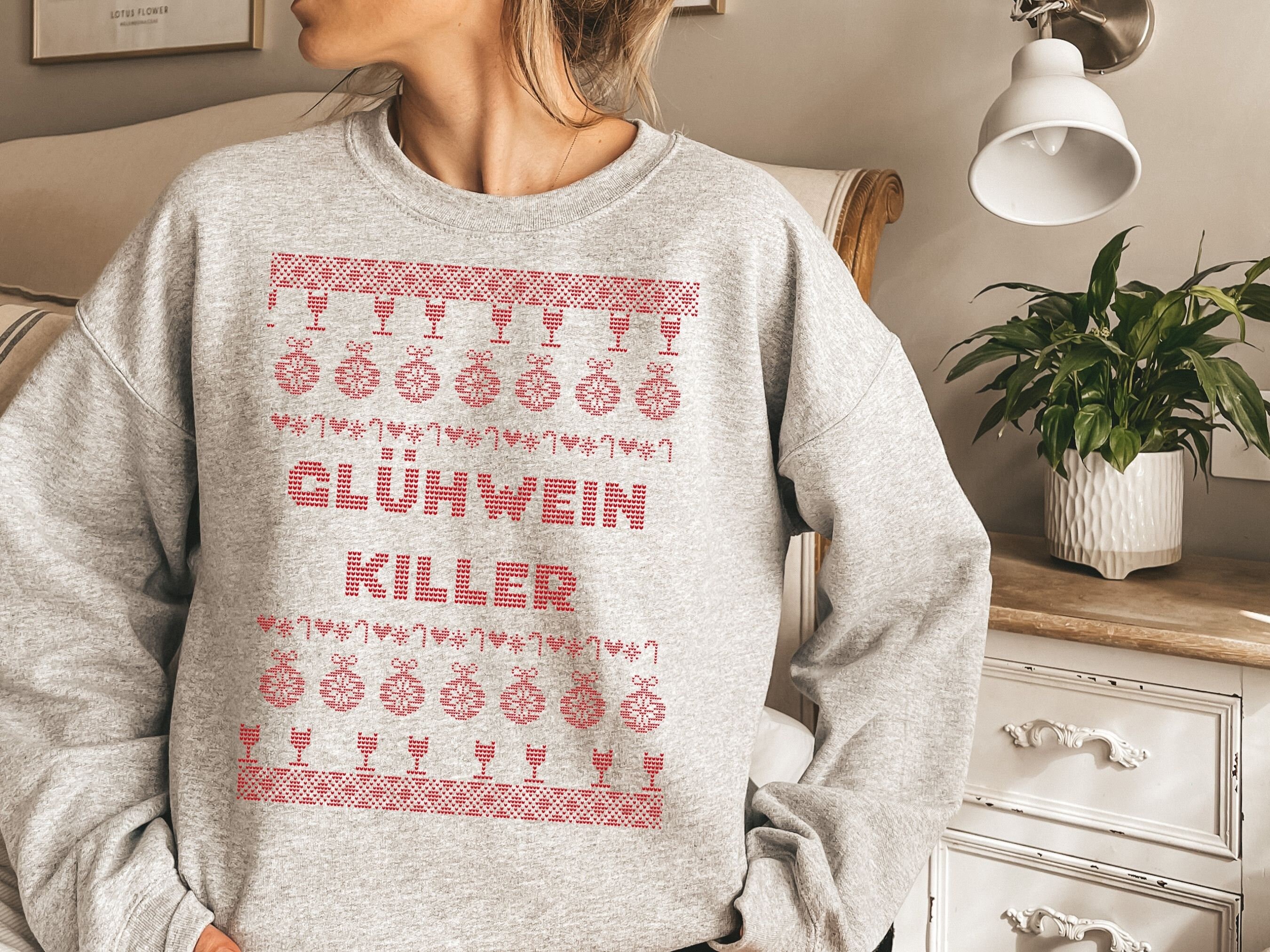 Ugly wine clearance sweater