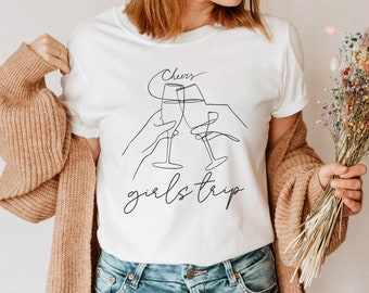 Cute holiday group shirt T-shirt, women's group top holiday 2023 T-shirt, girls trip shirt, girls' trip 2023, funny Jga trip 2023 top women