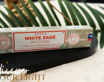 WHITE SAGE | Incense sticks | Satya