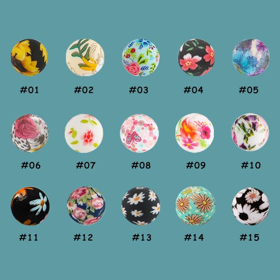 100pcs Of 15Mm * Flower Beads For Making Bracelets, Necklaces, Earrings, Phone Chains, Pendants, Handmade Hair Additions, Clothing, And Crafts For * Men And Women