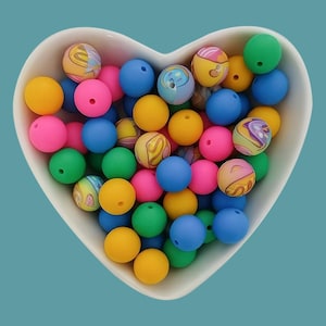 15mm Silicone Beads, Easter Silicone Beads Loose Mixed ,Bulk Silicone Bead,Silicone Bead Wholesale